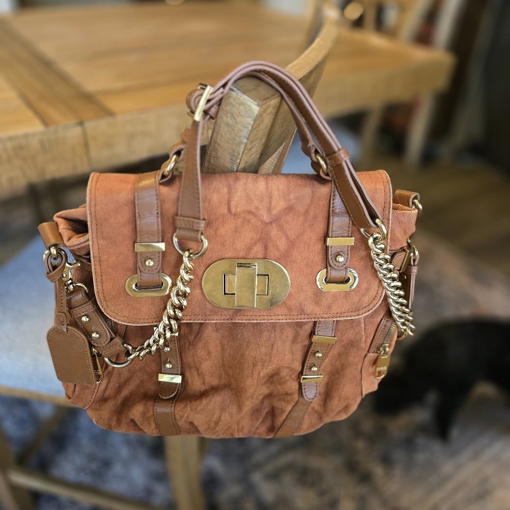 🤩Badgley Mischka🤩 Canvas Coated Satchel